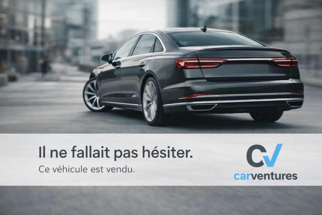carventures véhicule vendu il ne fallait pas hésiter trop tard