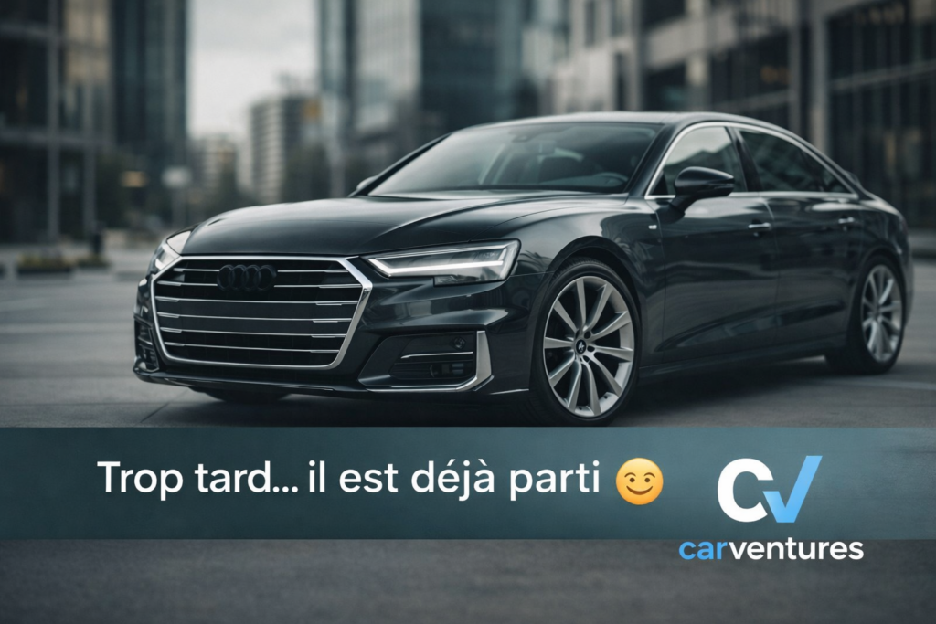 Trop Tard, véhicule vendu par CarVentures