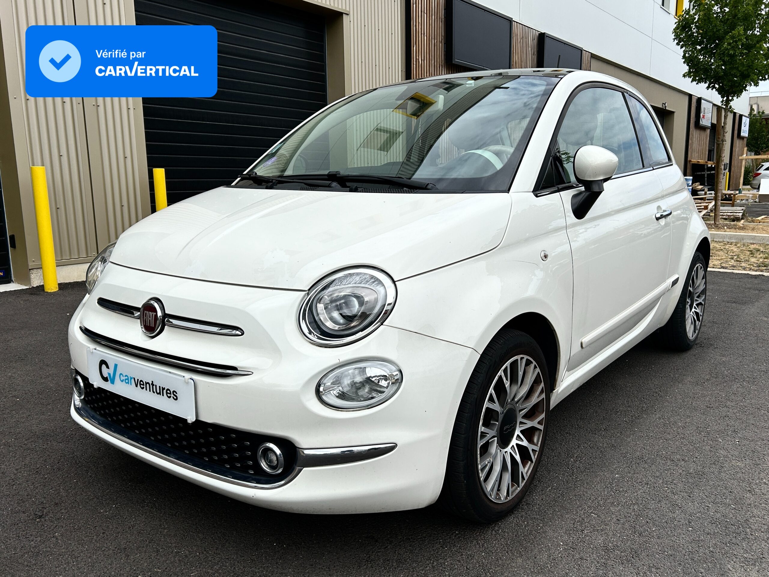 Fiat 500 1.2 69 Lounge (2019) - BossaNova White