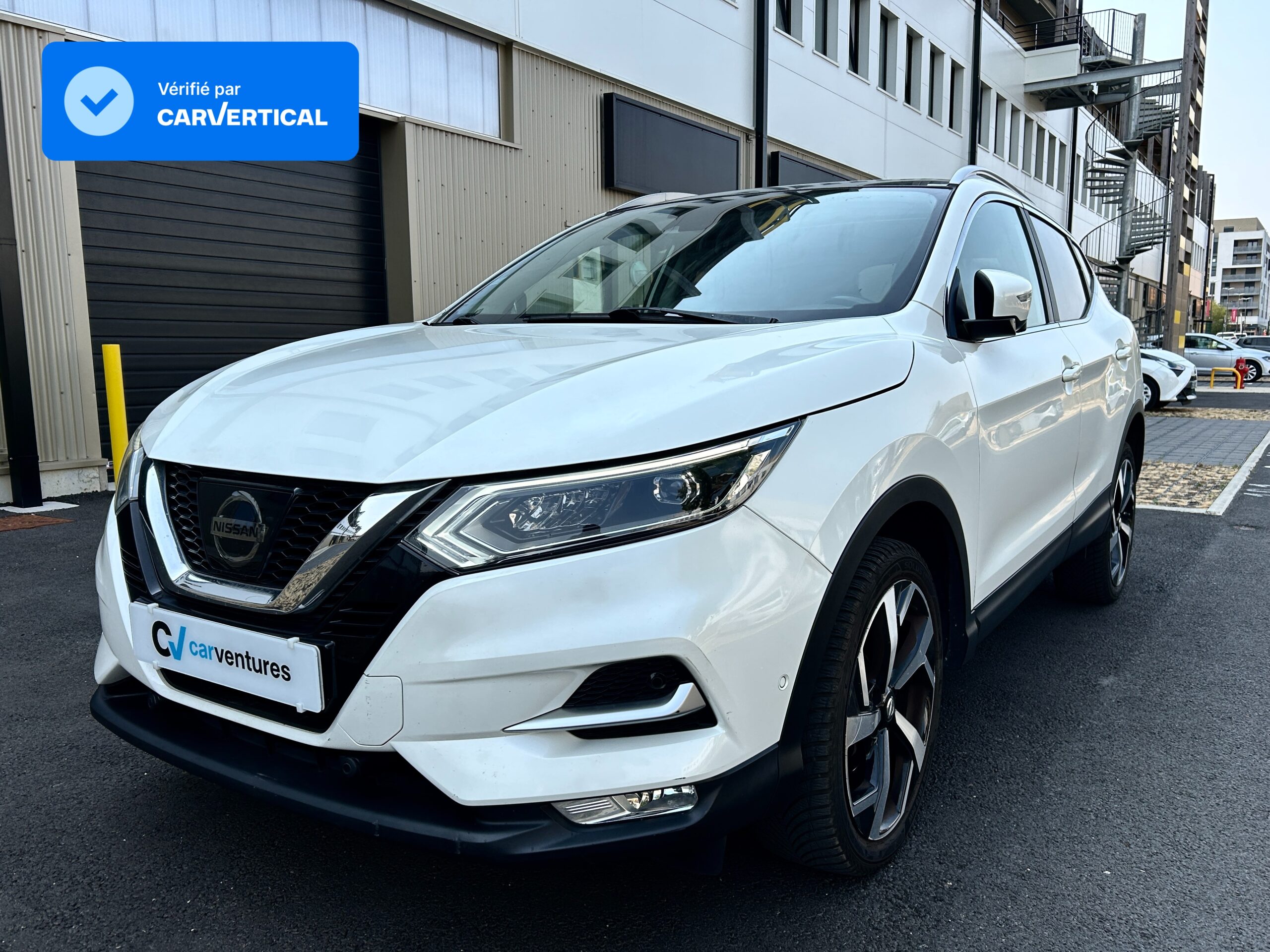 Nissan Qashqai 1.2 DIG-T 115 Tekna (2018) - Blanc Nacré